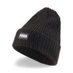 Puma Classic Cuff Ribbed Beanie Unisex Yetişkin Bere, Puma Black, Tek Beden