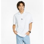 Puma Classics Boxy Erkek Beyaz Polo Tişört (533566-02) - XL
