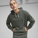 Puma Classics Erkek Gri Kapüşonlu Sweatshirt