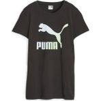 Puma Classics Logo Infill Kadın Tişört 62274601 - Siyah
