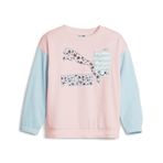Puma Classics Mix Match Kids' Sweatshirt Unisex Çocuk Sweatshirt, Frosty Pink, 7-8 Yaş
