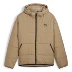 Puma Classics Padded Erkek Kahverengi Kapüşonlu Mont