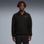 Puma Cloudspun Erkek Siyah Polo Sweatshirt (528459-01)