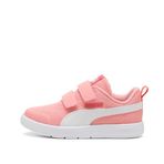 Puma Çocuk Courtflex V3 Mesh Sneaker, Pembe, 34 Numara