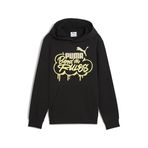 Puma Çocuk Kapüşonlu Sweatshirt, Mid90s Hoodie, Siyah, 9-10 Yaş