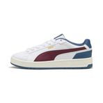 PUMA Court Classico Unisex Yetişkin Spor Ayakkabı, White-Ruby Shimmer-Indigo, 40