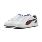PUMA Court Classico Unisex Yetişkin Spor Ayakkabı, White-Ruby Shimmer-Indigo, 42.5