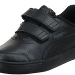 Puma Courtflex V2 Kids' Trainers Unisex Çocuk Spor Ayakkabı, Puma Black-Dark Shadow, 30