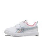 Puma Courtflex V3 Space Belle V Çocuk Beyaz Sneaker