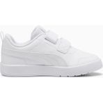Puma Courtflex V3 V Ps Beyaz Çocuk Spor Ayakkabı Kauçuk Tabanlı Konforlu Tasarım