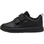 Puma Courtflex V3 V Ps Çocuk Siyah Ayakkabı Silikon Malzeme ile Konforlu Tasarım