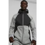 Puma Drycell Drime Hoodie Erkek Kapüşonlu Sweatshirt Gri-Siyah