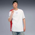 Puma Erkek Beyaz Puma Bmw Mms Car Graphic Tee 2 Beyaz Erkek T-Shirt