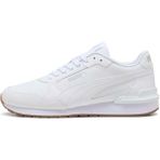 Puma Erkek Beyaz Spor Ayakkabı St Runner V4 L Nefes Alabilir Yapı ile Koşu ve Yürüyüş İçin İdeal
