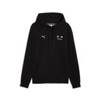 PUMA Erkek BMW M Motorsport Essentials kapüşonlu sweatshirt, Siyah, M