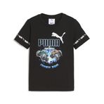 Puma Erkek Çocuk Siyah T-Shirt X HOT WHEELS Graphic, 5-6 Yaş, 632395, Black, Erkek Çocuk
