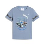 Puma Erkek Çocuk T-Shirt X HOT WHEELS Graphic Mavi, 3-4 Yaş, 632395, Cool Blue, Erkek Çocuk