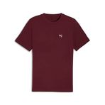 PUMA Erkek ESS ELEVATED Tee T-shirt Ruby Shimmer XS