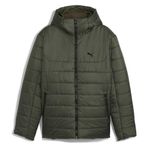 PUMA Erkek ESS Hooded Padded Jacket Mont Dark Olive M