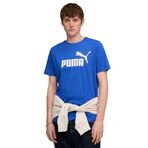 PUMA Erkek ESS No. 1 Logo Tee T-shirt Mountain Blue S