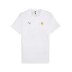 PUMA Erkek Ferrari Sportswear Car G Tee T-shirt PUMA White L