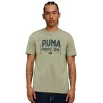 PUMA Erkek GRAPHIC Tee T-shirt Lux Army S