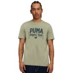 PUMA Erkek GRAPHIC Tee T-shirt Lux Army XS