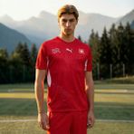 Puma Erkek Kırmızı Puma Sfv Home Jersey Erkek Forma - L