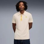 Puma Erkek Krem Puma Ferrari Sportswear Cs Polo Krem Erkek Polo T-Shirt - XL