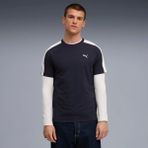 Puma Erkek Lacivert Puma T7 Tee Lacivert Erkek T-Shirt - XL