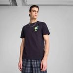 Puma Erkek Lacivert Puma Wardrobe Ess Graphic Tee Lacivert Erkek T-Shirt