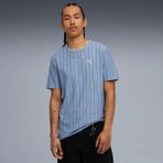 Puma Erkek Mavi Puma Puma Class Striped Tee Mavi Erkek T-Shirt