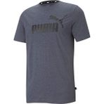 Puma Erkek Peacoat Puma Ess Heather Tee Lacivert Erkek/unisex T-Shirt - 2XL