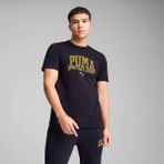 Puma Erkek Puma Class Graphic Tee Lacivert Erkek T-Shirt - XS