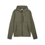 PUMA Erkek Pumatech kapüşonlu ceket, Yeşil (Loden Green, S
