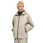 PUMA Erkek Pumatech Relaxed antrenman ceketi, Çakıl Grisi Bej, M
