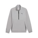 PUMA Erkek Pumatech Relaxed Sweatshirt, Gray Echo, S