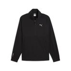 PUMA Erkek Pumatech Relaxed Sweatshirt, Siyah, S