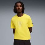 Puma Erkek Sarı Puma Ferrari Tonal Shield Tee Sarı Erkek T-Shirt - XL
