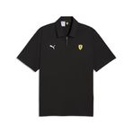 PUMA Erkek Scuderia Ferrari Cloudspun Polo Tişört, Siyah, Large