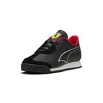 PUMA Erkek Scuderia Ferrari Roma Ayakkabı, Beyaz, 7,5, Siyah, 48.5 EU