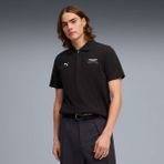 Puma Erkek Siyah Puma Amf1 Jacquard Polo (Regular) Siyah Erkek T-Shirt - XL