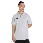 PUMA Erkek Tealfinal T-Shirt,Grau - Light Gray Heather,M