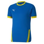 PUMA Erkek TeamGOAL 23 Jersey Forma, Electric Blue Limonade-Cyber Sarı, S