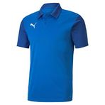 PUMA Erkek Teamgoal 23 Sideline Polo Tişört, Electric Blue Limonata Takımı Power Blue, M EU