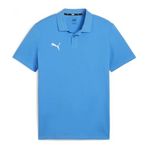 PUMA Erkek Teamgoal Casuals Polo Tişört, Ignite Blue-PUMA Beyaz, M EU