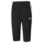PUMA Erkek teamLIGA Training 34 pantolon Puma Black-puma White,L