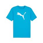 PUMA Erkek Teamrise Logo Jarse Pamuklu Tişört