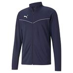 PUMA Erkek Teamrise Poly Jacket Antrenman Ceketi, Koyu Mavi, XXL EU