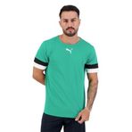 PUMA erkek tişörtü, Pepper Green-Puma Siyah-Puma Beyaz, L
